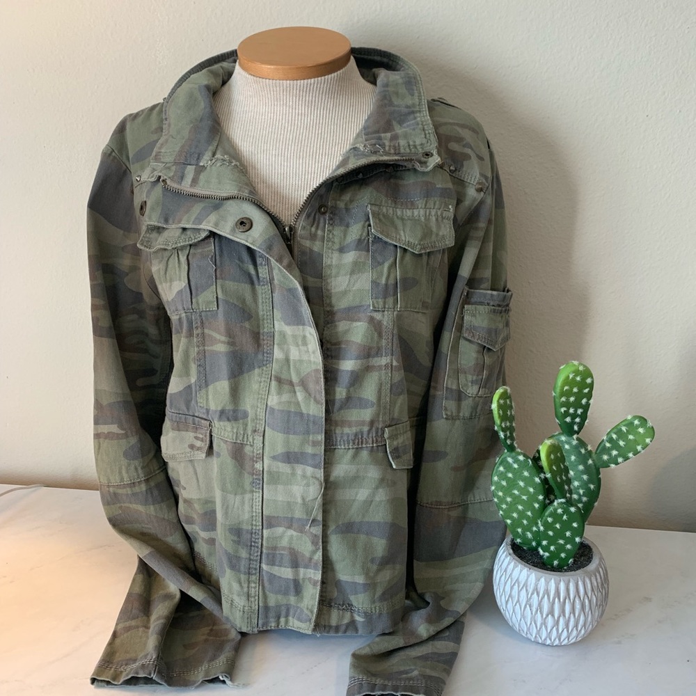 Rue 21 Military Utility Jacket Camo